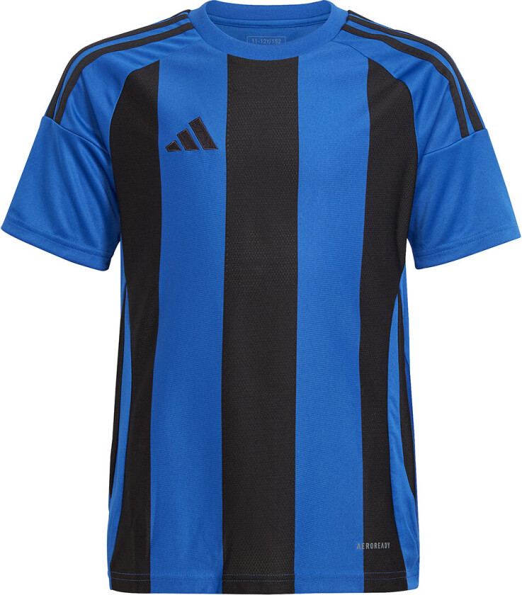 Spillerdrakt Striped 24 - Blå/Svart Barn, størrelse 140 cm