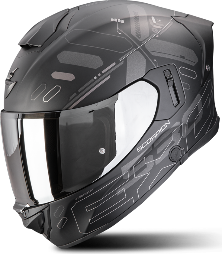 Helhjelm Scorpion EXO-530 Air Fond Blade matt svart/sølvXXL