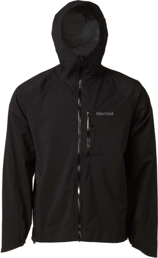 Men's Superalloy Bio Rain Jacket Black S, Black