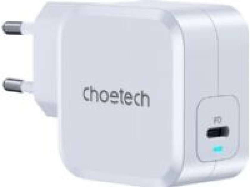 Bilde av Choetech lader Choetech hurtiglader USB C 45W PPS/PD hvit (PD8007)