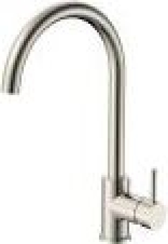 Blue Label køkkenarmatur med 275 mm høj C tud - børstet nikkel