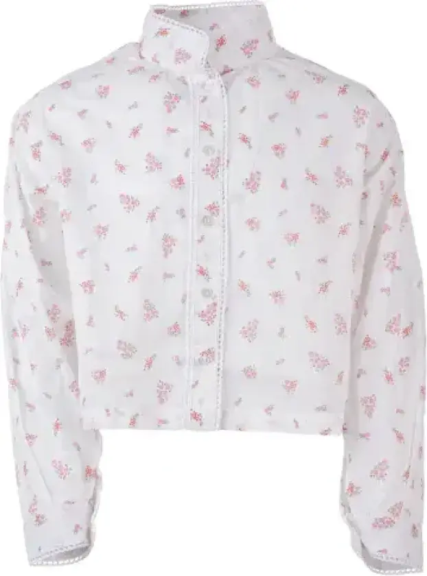 Bilde av Elly Festdrakt Bluse Jente Rosa Blomstrete