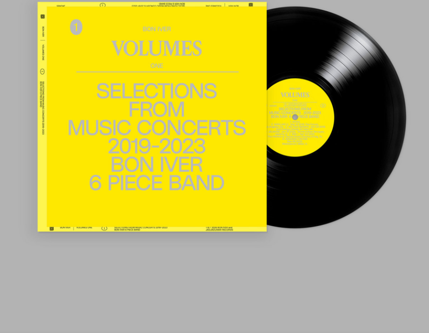 Bon Iver VOLUMES: ONE (SELECTIONS FROM MUSIC CONCERTS 20192023 BON IVER 6 PIECE BAND) LP/Vinyl