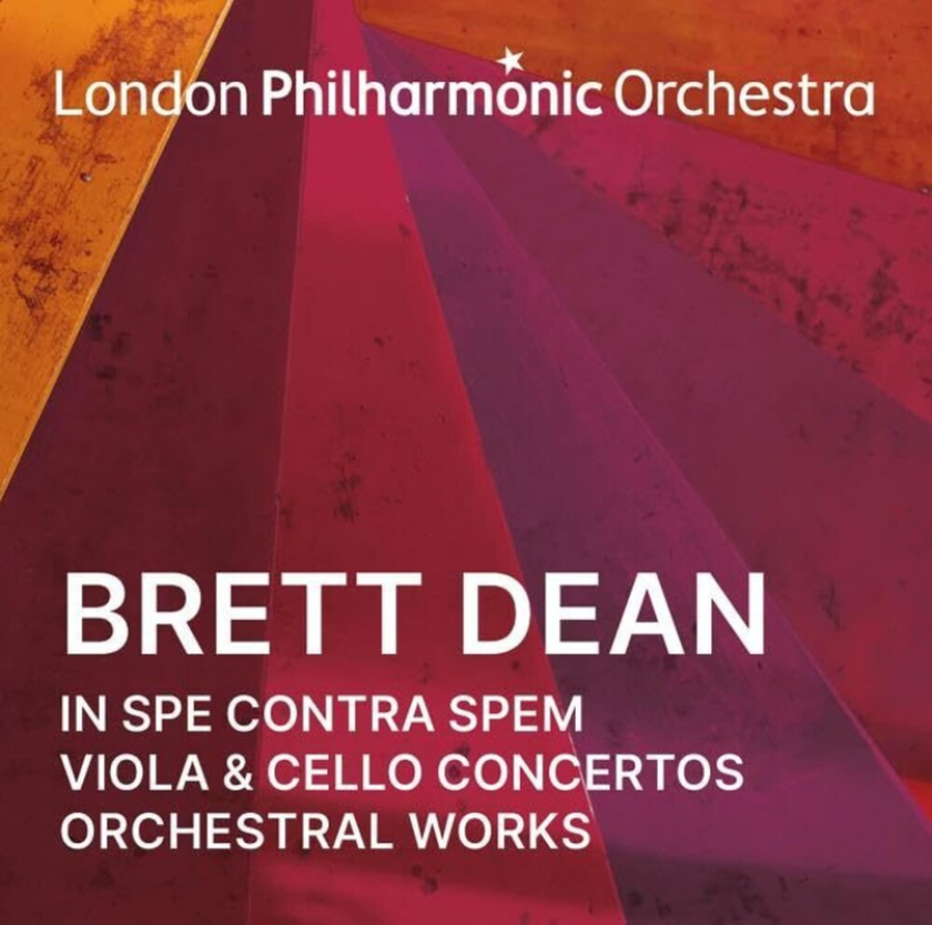 London Philharmonic Orchestra Brett Dean: In Spe Contra Spem Viola & Cello CD