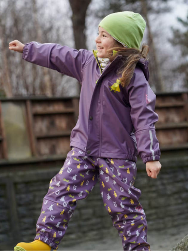 Regnsett Plask - Lilla - Barn - Yttertøy