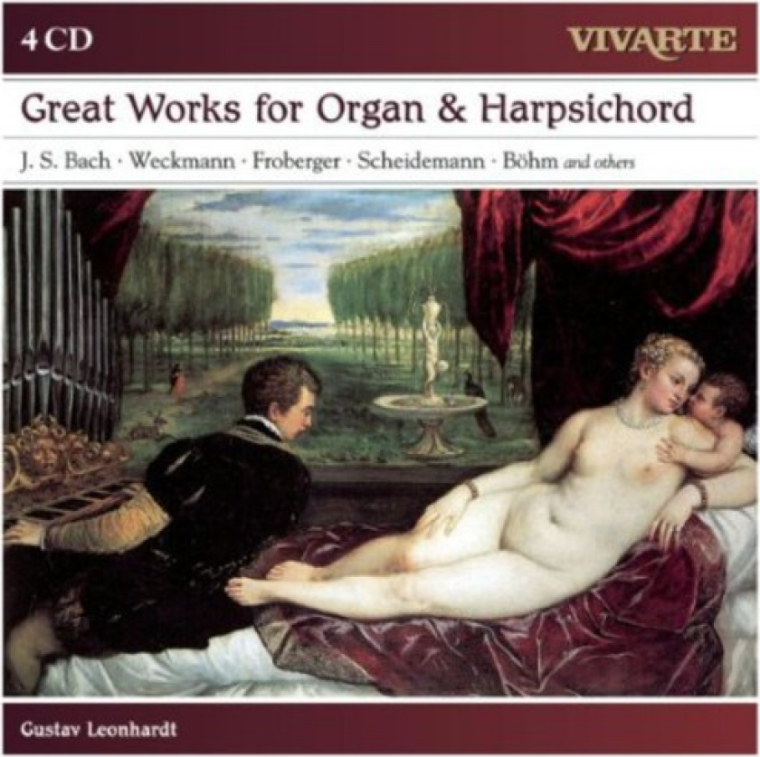 Gustav Leonhardt Great Works For Organ & Harpsichord CD