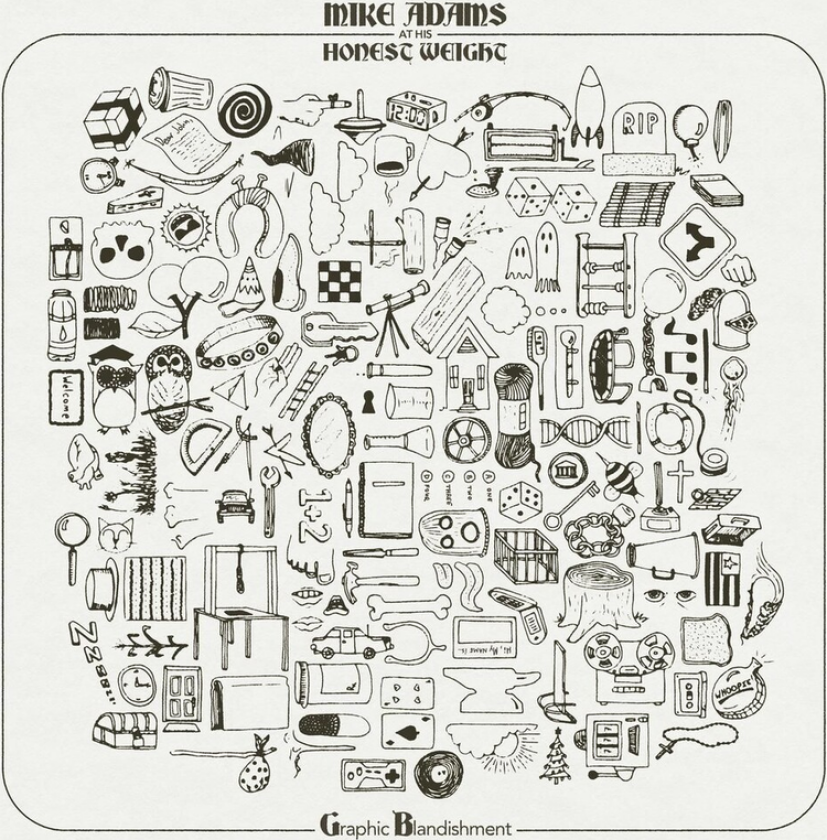 Mike Adams At His Honest Weight Graphic Blandishment LP/Vinyl