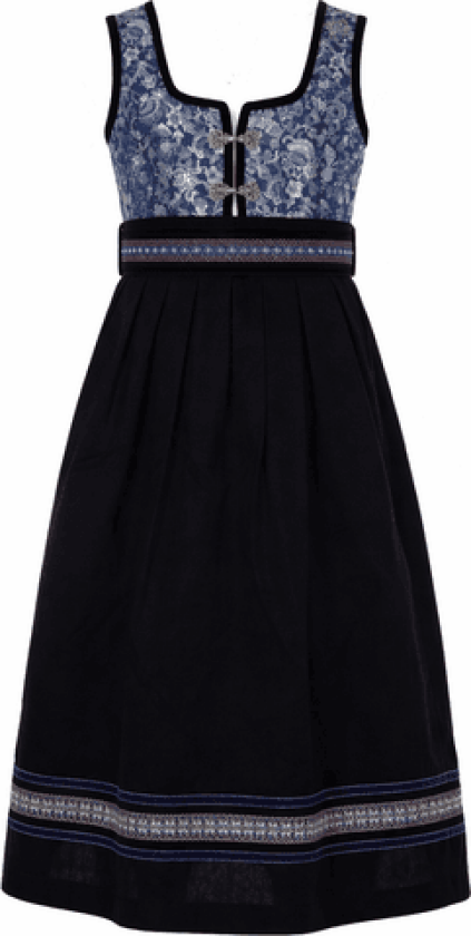 Bilde av Oline Festdrakt Jente u/bluse Sølv/Blå