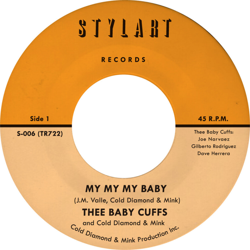 Cold Diamond & Mink My My My Baby/My My My Baby (Instrumental) LP/Vinyl