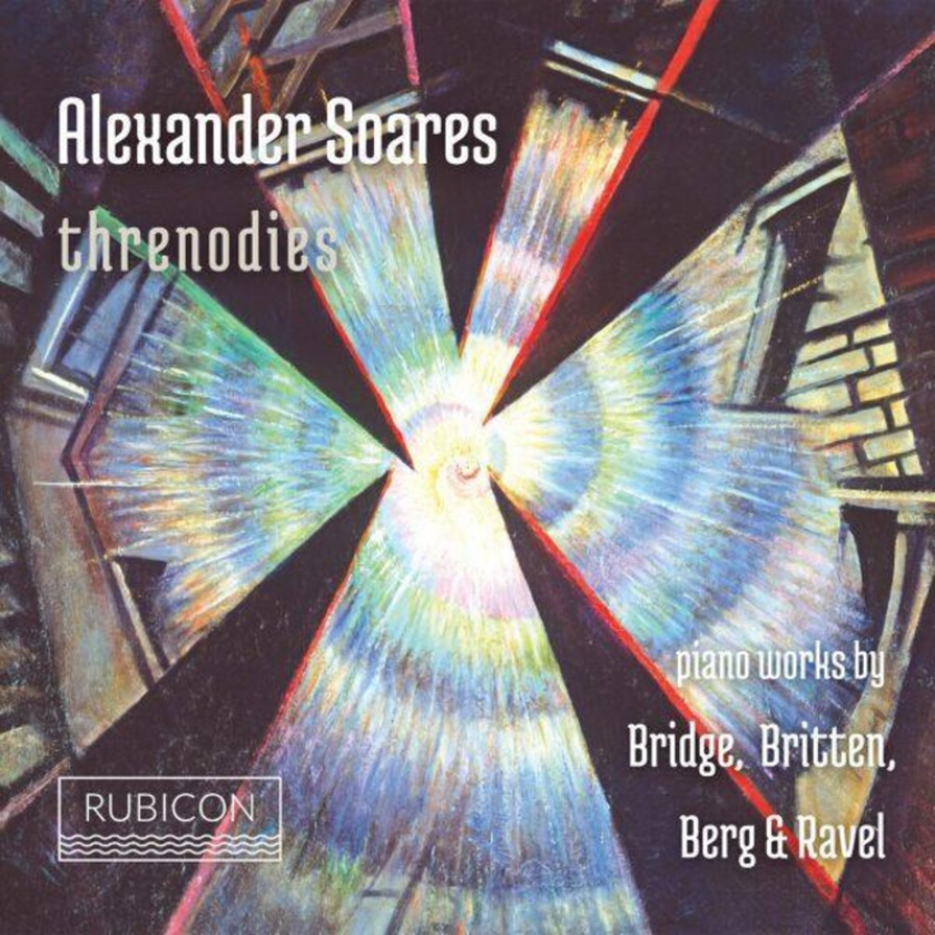 Alexander Soares Threnodies Piano Works By Bridge Brittern Berg & CD