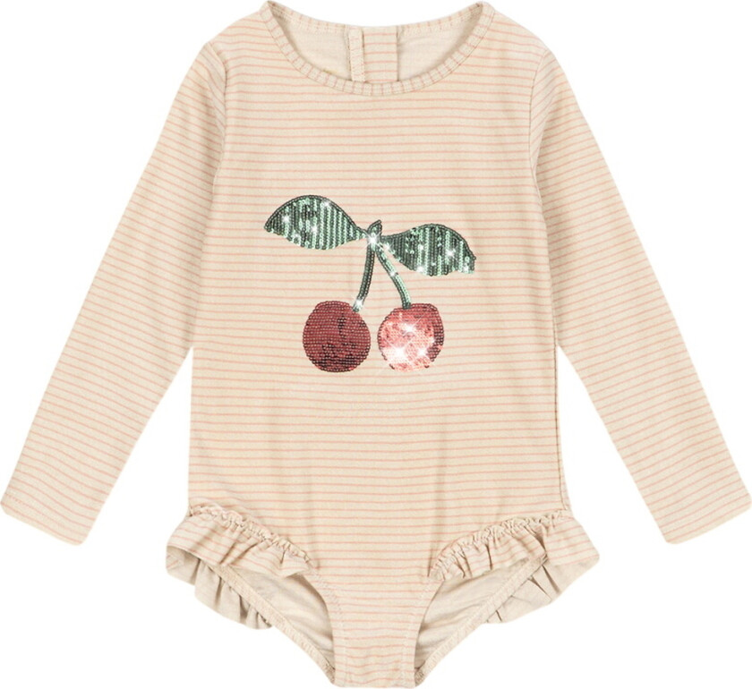 Badedrakt - Jade - Rose Stripe - - 2 år (92) - Badetøy
