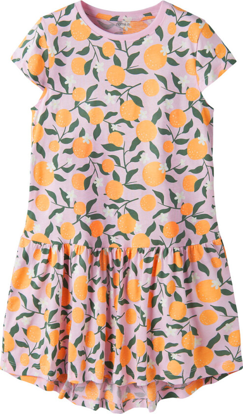 Kjole - NkfVigga - Piruett/Oranges - - 6 år (116) - Kjole