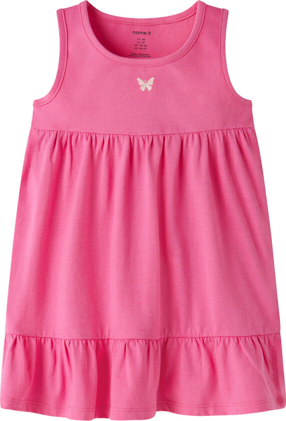 Kjole - NmfVictoria - Strawberry Månen/Sløyfe Broderi - - 3 år (98) - Kjole