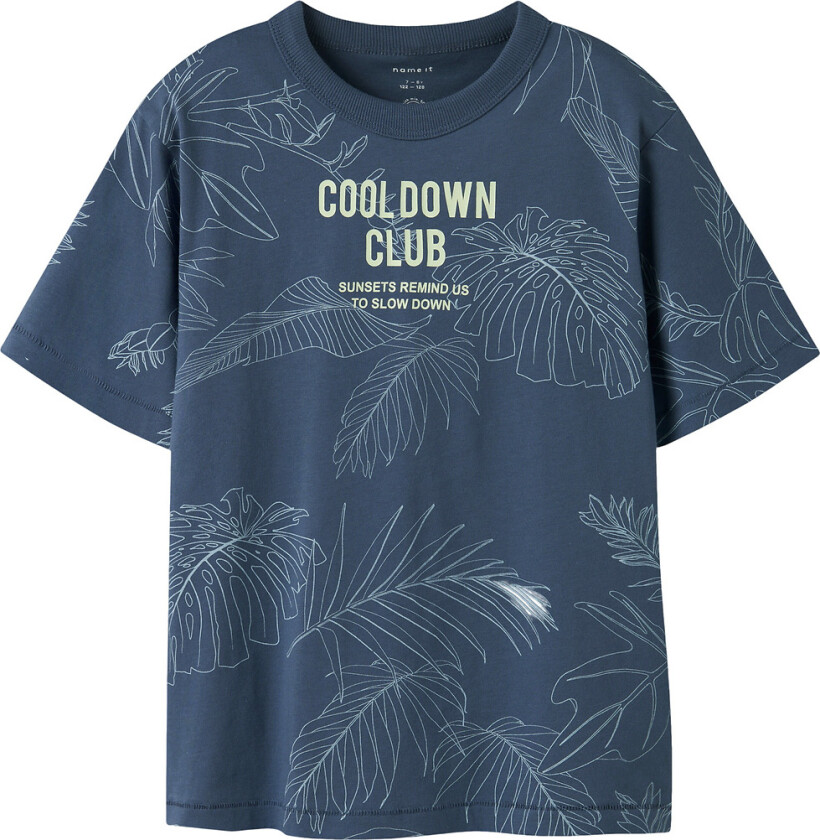 T-skjorte - NkmFerto - Vintage Indigo - - 7-8 år (122-128) - T-skjorte