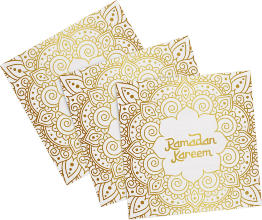 Servietter Ramadan Kareem - 20-pakning
