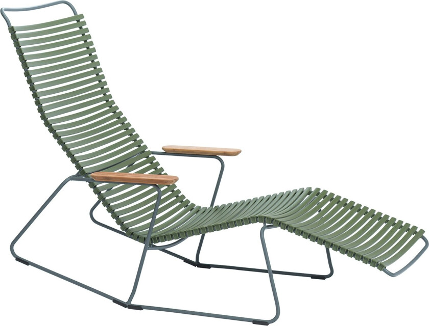 Click Sunrocker Solseng Olive - Solstoler og Solsenger Plast Olivengrønn - 10805-7118