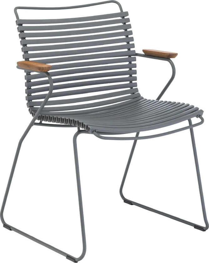 Click Spisestol - Hagestoler Plast Grå - 10801-7018