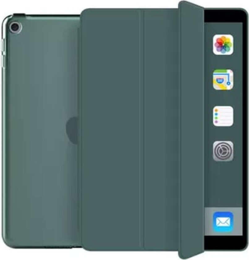 Nordic Accessories iPad 7 (2019), iPad 8 (2020) og iPad 9 (2021) - 10.2" deksel. Grønn.