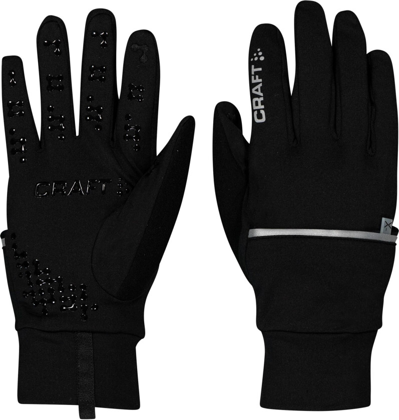 Hybrid Weather Glove, løpehansker, unisex BLACK