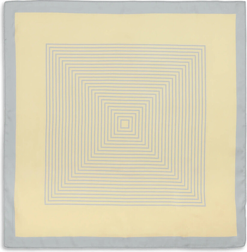 Classic Patterned Scarf - Yellow - 60X 60