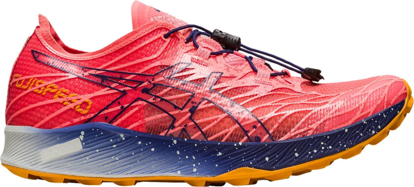 Asics FujiSpeed, løpesko, dame PAPAYA/INDIGO BLUE