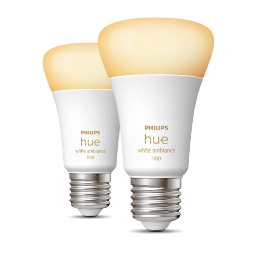 Ambiance Smart LED-pære E27 1100 lm 2-pack