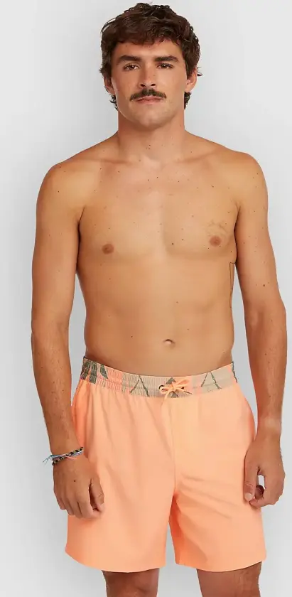 Pocket Print 16" Boardshorts oransj