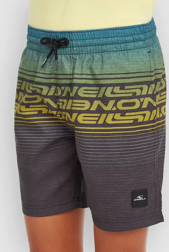 Logo Stripe Kids Boardshorts blå