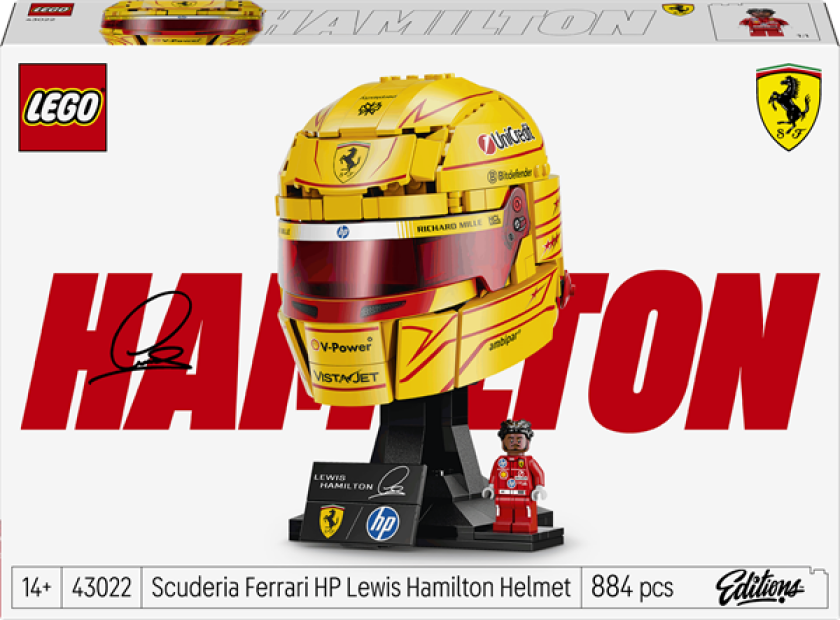 Editions 43022 Scuderia Ferrari HP Lewis Hamilton hjelm