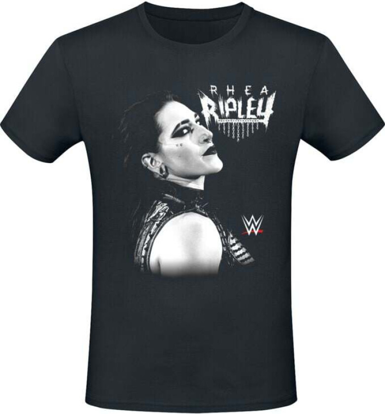 T-skjorte - Rhea Ripley - Faded Photo - S til XXL - Herrer - svart