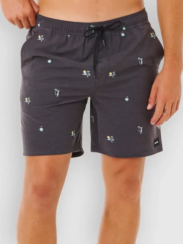 Skelly Breach Volley Boardshorts svart