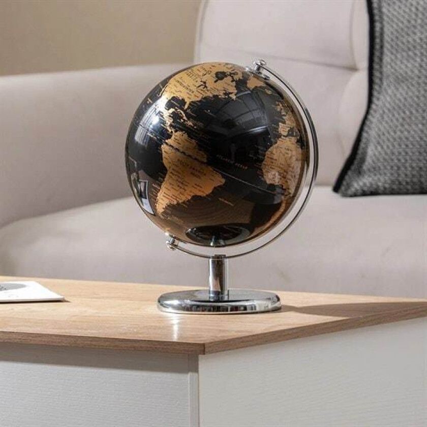 Bilde av Moderne jordglobus 20 cm / Dekorativ globus med metallstativ