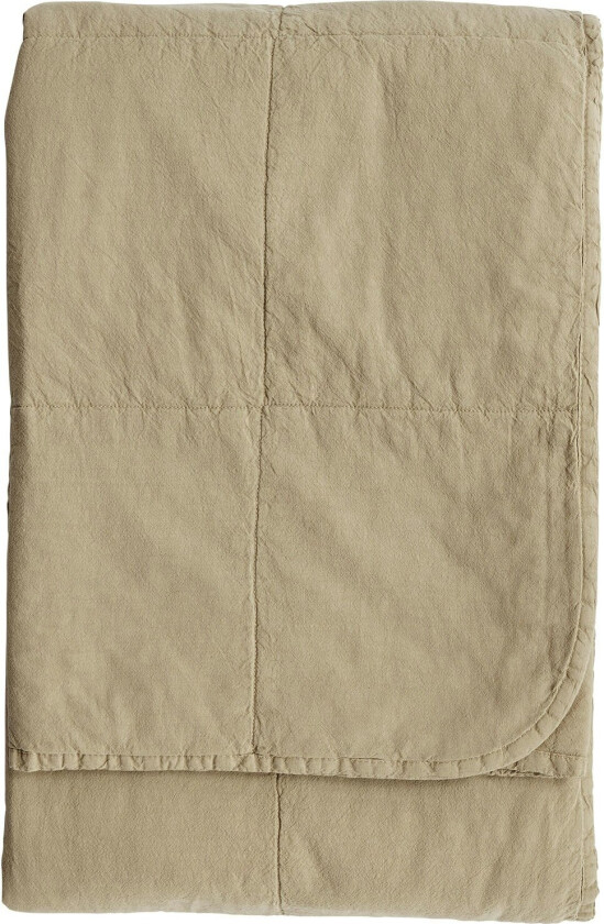 Stay Sengeteppe 260x260 Cm - Sengetepper Bomull Khaki - STAYQUILT260-KHAKI