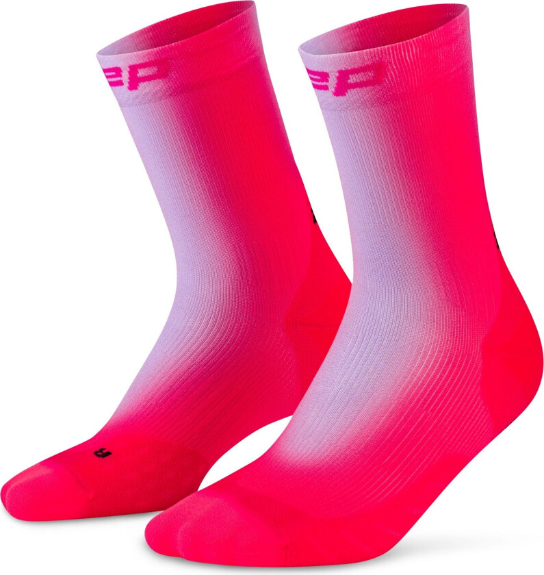 Core Run EDT. GRADIENT Socks Mid Cut 5.0, Løpestrømper, Dame, Lilac/Pink