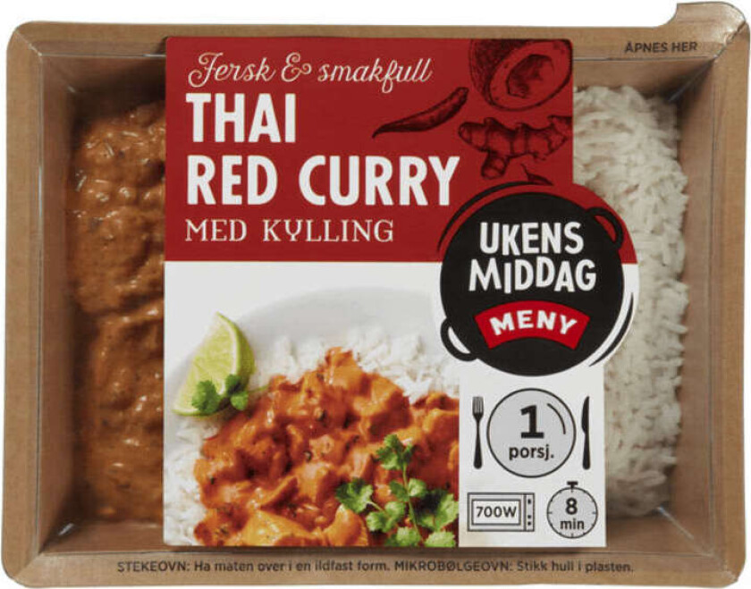 Thai Red Curry m/Kylling 415g