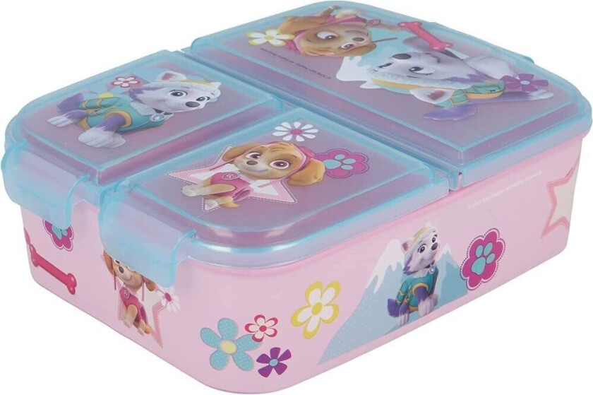 Paw Patrol GIRL Skye Everest matboks med 3 avdelinger
