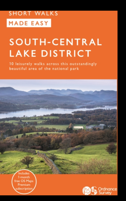 OS Short Walks Made Easy Ambleside, Windermere, Hawkshead and Coniston (South Central Lakes)