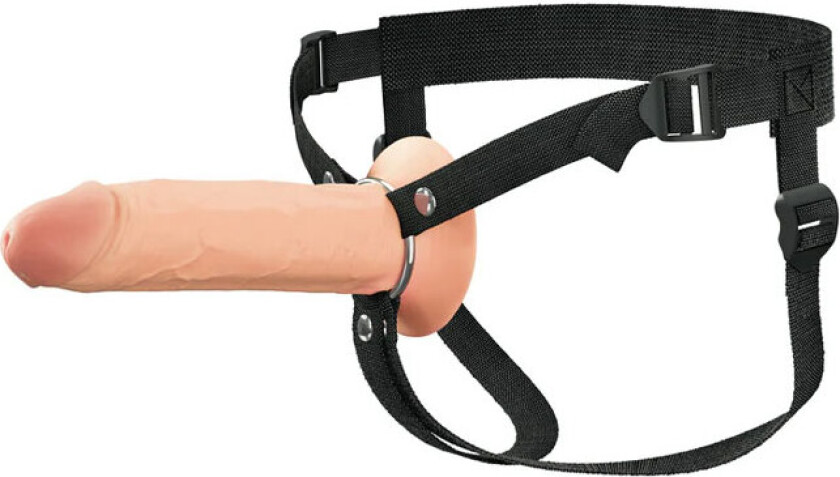 Elite Hollow Silicone Strap-On 8 inch