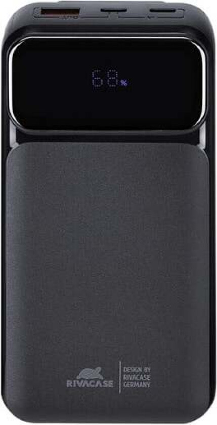 VA2221 (20.000 mAh) Rapid EU Portable Bat Nødlader - Svart - 20000 mAh