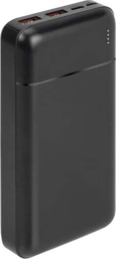 VA2102 (20.000 mAh) Rapid EU QC/PD 22.5W Nødlader - Svart - 20000 mAh