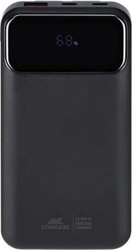 VA2211 (10.000 mAh) Rapid EU Portable Bat Nødlader - Svart - 10000 mAh