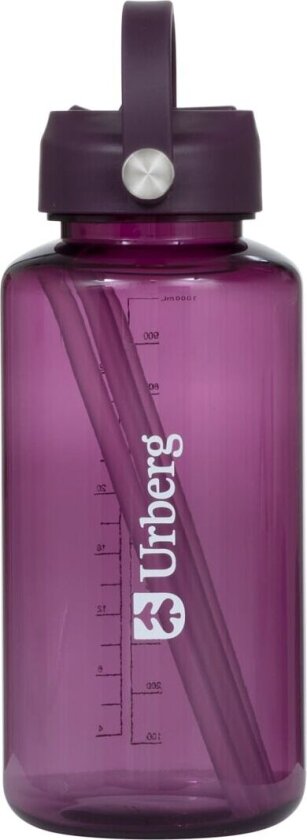 Tritan Flip Straw 1000ml Dark Purple One Size
