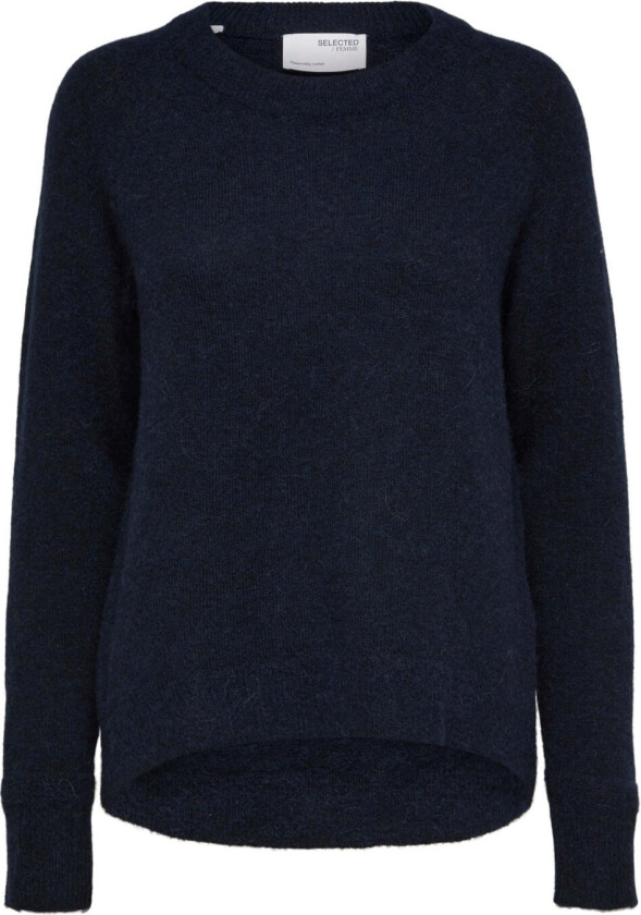 Selected Femme Lulu Knit Genser - Dark Sapphire