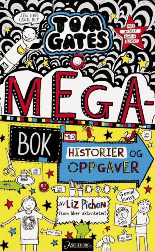 Mega-bok med historier og oppgaver av Liz Pichon