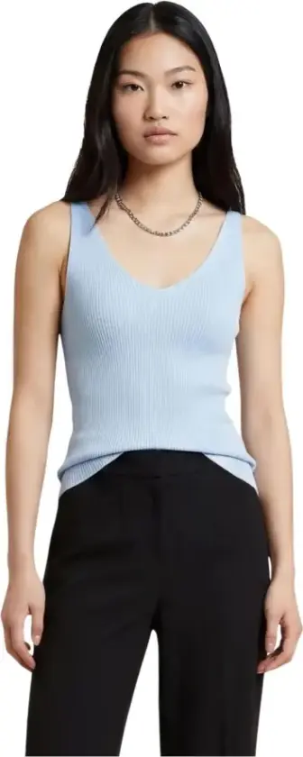 Jacqueline de Yong, Dame, Strikkevarer, Blå, L