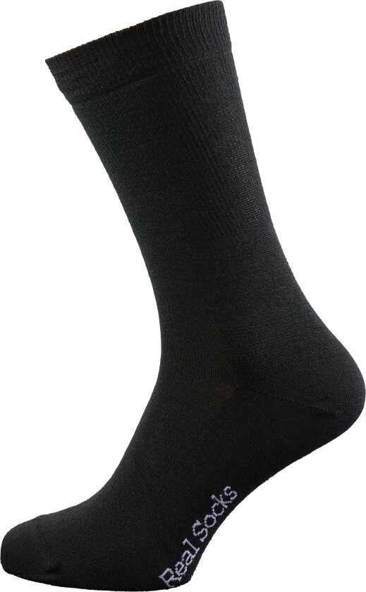 Real Socks Basic Black