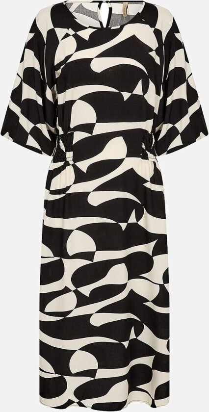 Vevet, mønstret viskosekjole