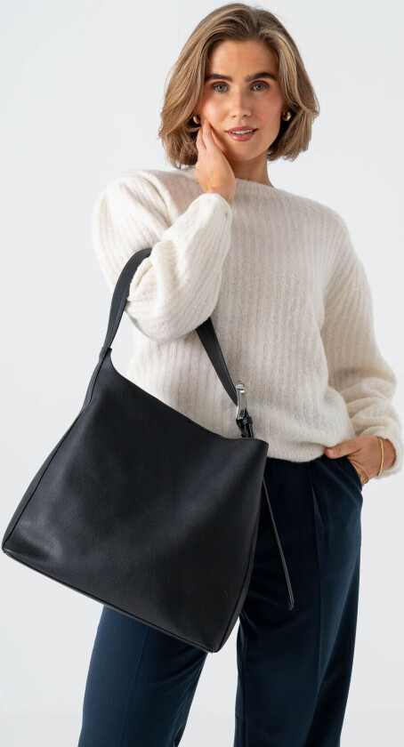 Sabbia Handbag L - Sort - Dame - Vesker - Skuldervesker