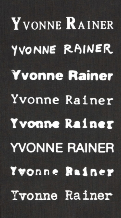 Privilege Yvonne Rainer Filmography