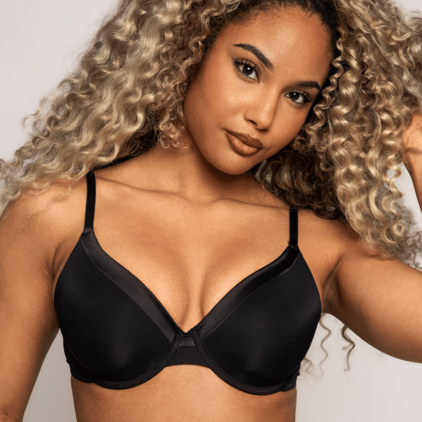 After Eden BH med bøyle, svart, Størrelse: 75F, Kvinner
